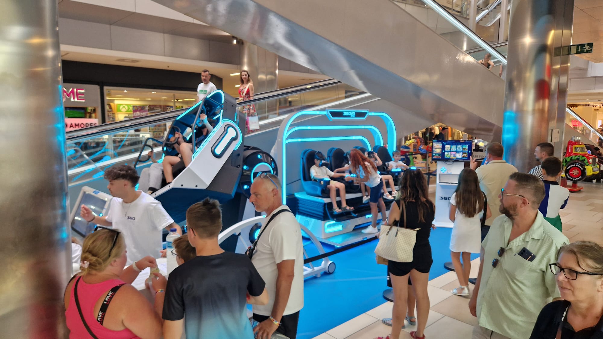 simuladores de realidad virtual para centros comerciales en españa